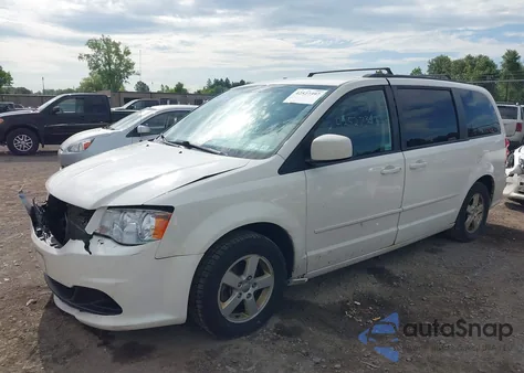 2012 Dodge Grand Caravan Sxt из США, поврежденный, VIN 2C4RDGCG7CR131918